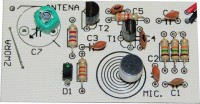 KIT6244 Mikrofon bezprzewodowy UKF na pasmo 88-108MHz (Kompletny zestaw) J-244