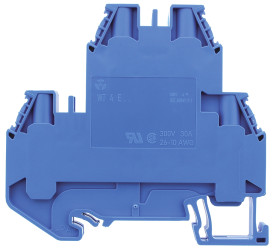 Wielorzędowa złączka szynowa Wieland poziomy: Podwójny 26 → 10AWGŚruba WT 4 E raster: 6mm 32A 800 V