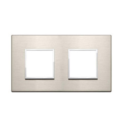 Ramka ozdobna Eikon Evo, 2+2M, Neutra, Bronze, 21643.04