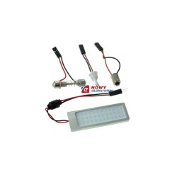 Lampa LED P62x22 12V B nieb. moduł dioda COB BLUE niebieska