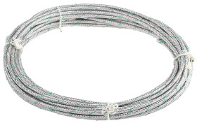 Przewód termoparowy K dł. 10m -20 → +350 °C. Włókno szklane 2-żyłowy Nieekranowany