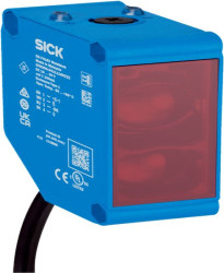 Czujniki fotoelektryczne Odblaskowe Prostokątny SICK Funkcja Push Pull zakres 0,005 → 30 m LED