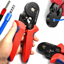 Zaciskarka praska do konektorów końcówek kabli i przewodów