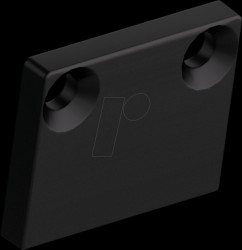 62378008 BARdolino Midi flat endcap black 2 pcs