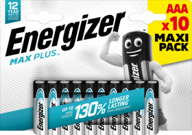 Baterie AAA Kontakt płaski Energizer 1.5V Energizer MAX PLUS
