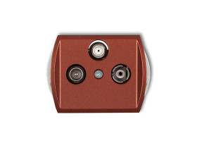 TREND Gniazdo antenowe RTV-SAT końcowe multimedialne (Internet) brązowy metalik 9GM KARLIK