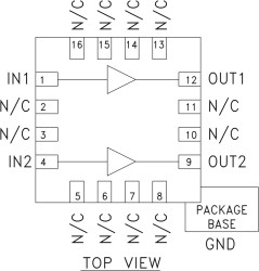 1 Watt High IP3 Amplifier SMT, 1.7 - 2.2 GHz