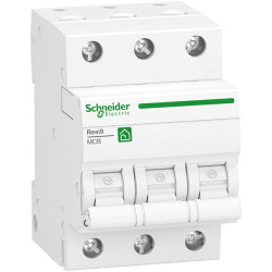 Wyłącznik nadprądowy MCB, Typ C, 3-biegunowy, 32A, 400V, Schneider Electric, R9F2