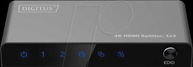 DS-55336 HDMI splitter, 1x 2-port, 4K/60 Hz