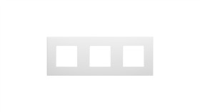 Ramka 3-Krotna, Biała, Dahlia Gw35903aw