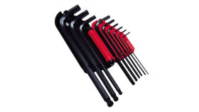 Klucz Imbusowy Z Kulką Kpl. 9Szt (1,5-10Mm) Zasob.Plast. E