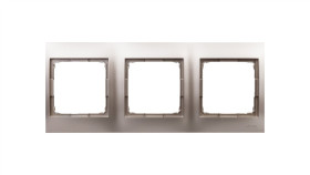 Simon 54 Premium Ramka Potrójna Złoty Mat /Do Karton-Gips/ Drk3/44