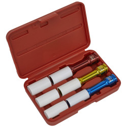 Sealey SX031D Alloy Wheel Deep Impact Socket Set 3pc 1/2&quot;sq Drive