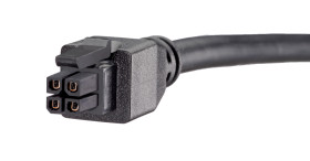 Kabel przewód-płytka, Micro-Fit 3.0, 250 V AC, 5 A, raster: 3mm, 1m, Zasilanie, Cyna, Czarny