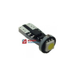 Dioda LED T10CANBUS 1SMD5050 W biała 12V żarówka