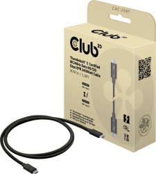 club3D Kabel Thunderbolt™ Złącze Thunderbolt™ (USB-C®) 1.00 m czarny CAC-2501
