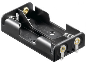 2x koszyk na baterie Końcówka płaska (U)