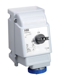 Gniazdo przemysłowe dużej mocy IP67, IP69 2P+E 16A Amphenol Industrial 250 V Gniazdo