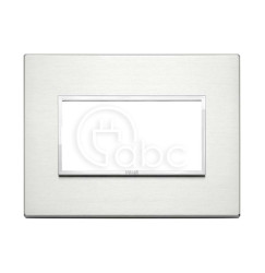 Ramka ozdobna Eikon Evo, 4M, Brilliant Aluminium, 21654.01