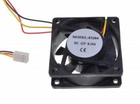 WENTYLATOR 12V 60*25 3PRZEW.