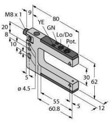 Fotokomórka Turck SLM30N6Q 3074976 1 szt.