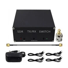 Przełącznik transceivera SDR z aluminium stopowego 100W maks. moc nadawcza 0,3 dB strata wbudowana 38 dB izolacja odbiorcza 12V