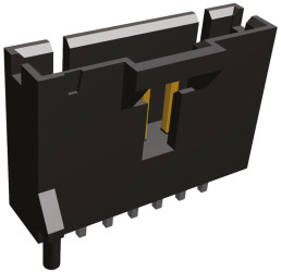 Listwa stykowa PCB 7-pinowe AMPMODU MTE raster: 2.54 mm Prosty 1-rzędowe TE Connectivity Otwór przelotowy40 V W osłonie