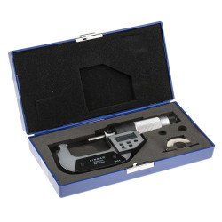 Mikrometr, typ: Zewnętrzny, dokł. ±0.002 mm, rozdz. 0.001 mm, zakres: 25 mm →50 mm, Obie opcje