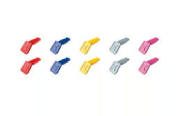 Końcówki wymienne do szczypiec, Klipsy z kodem kolorystycznym, do uzytku z: Dla wszystkich narzędzi z KNIPEXtend, do