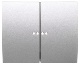 SISTENA LIFE Klawisz podwójny z podświetleniem metalic 771379