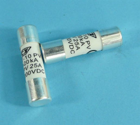gPV-25A/10x38mm Ag ZWŁ.CER.BEZP.1000VDC