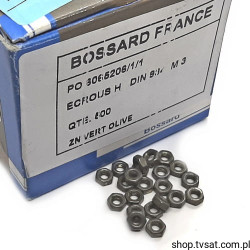 1241443 NUT M3/BN628 DIN934 NUT BOSSARD