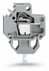 Through terminal block, cage clamp, 0.08-4.0 mm², 1 pole, 20 A, 4 kV, gray, 226-104
