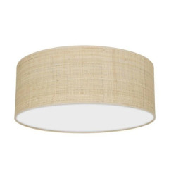 Lampa sufitowa MARSHALL WHITE / RATTAN 2xE27 MLP7487 Milagro