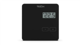 Tech R-9B - Regulator Pokojowy Do Listwy L-9 Przewodowy Kolor Czarny