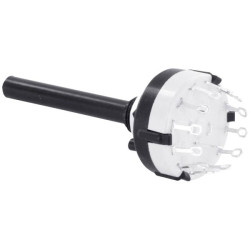 TruComponents 783116 Rotary Switch, PCB Mount, 3 Positions, Non-Illuminated