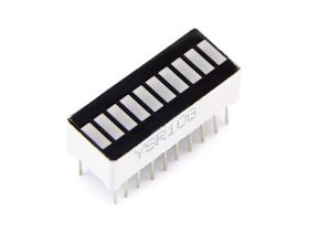 Wyświetlacz linijka LED 10 segmentowy czerwony