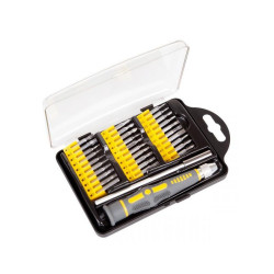 Zestaw wkrętaków precyz. 32 końc + rączka, śrubokręty precyzyjne