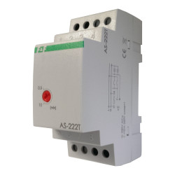 Automat schodowy z f.sygnal. wył.oświetl. z przeciwblokadą 10A F&F AS-222T