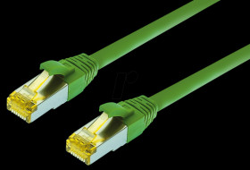 1842-10,0M-UF Cat.6a ultra-flex patch cable - 10 m - green