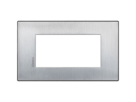 AXOLUTE Ramka 1 pojedyncza prostokątna AIR 4 moduły chrom szczotkowany HW4804CRS LEGRAND