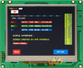 LCD-AG-TFT320240C256 3i5 RTP