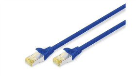 Patchcord Rj45/Rj45 S/Ftp Kat. 6A 10M Awg 26/7 Ls0h Niebieski Dk-1644-A-100/B