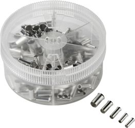 Vogt Verbindungstechnik 737009 Zestaw końcówek rurkowych 4 mm², 6 mm², 10 mm², 16 mm² bez izolacji metal 230 szt.