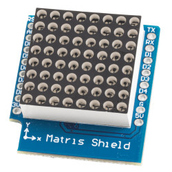 Moduł z matrycą LED 8x8 do Wemos D1 Mini