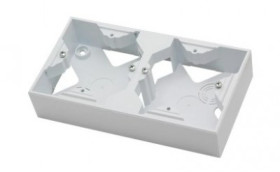 ARIA Puszka instalacyjna podwójna ecru PNP-2U/27