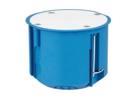 Puszka podtynkowa 70mm regips niebieska z pokrywą PV70 32150203 /12szt./