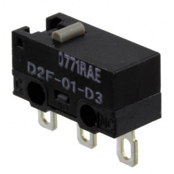 Omron D2F-01-D3 Mikroprzełącznik 30 V/DC 0.1 A 1 x wł/(wł) 1 szt. torba