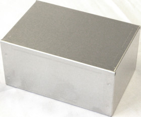 Aluminum enclosure, (L x W x H) 152 x 102 x 76 mm, natural, 1444-643