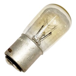 B22d 50V 15W klar 29x63 Pigmy ChRL 0429 SPL
